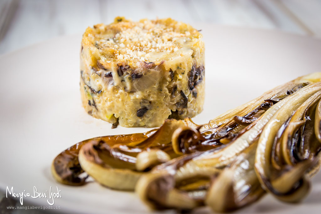 Tortini-quinoa-radicchio-gorgonzola