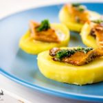 Aringa affumicata alla griglia con patate