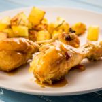 Cosce di pollo alla birra