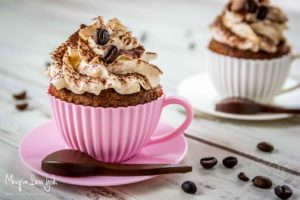 Cupcake alla Nutella con frosting al caffè