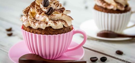 Cupcake alla Nutella con frosting al caffè