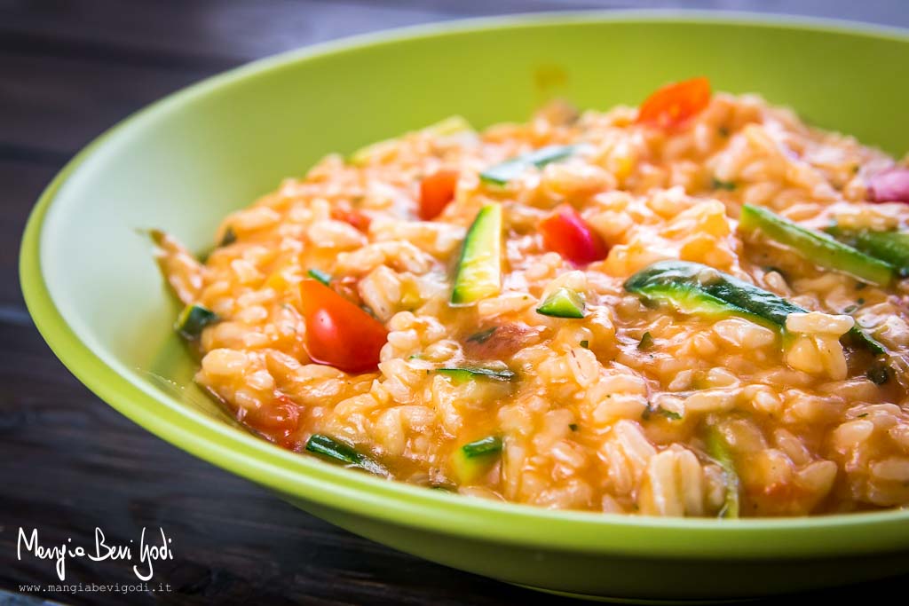 Risotto con platessa