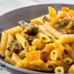 Pasta zucca e funghi