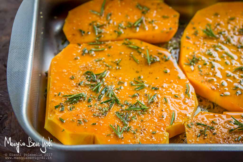 Come preparare la zucca al forno