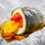 Involtini di branzino e peperoni al cartoccio