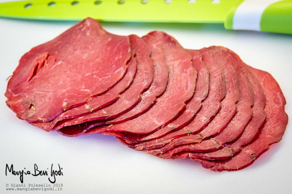 Bresaola equina a fette