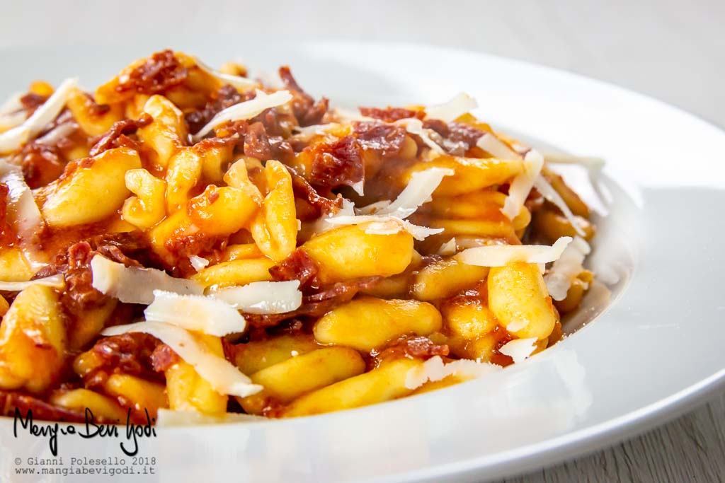 Cavatelli con bresaola