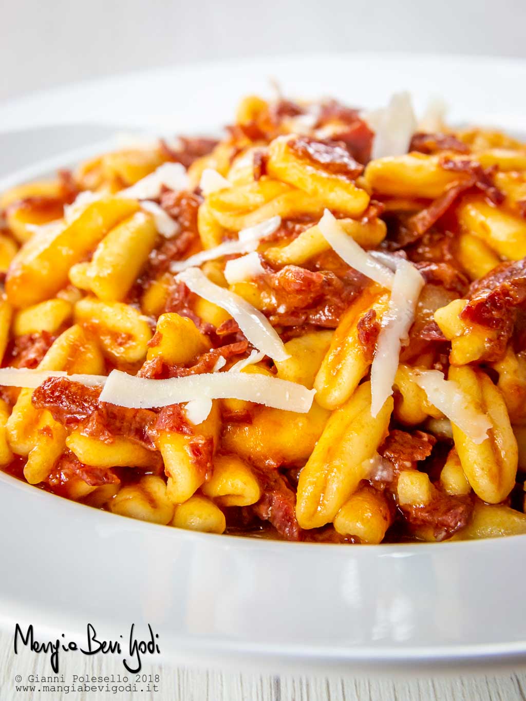 Cavatelli con ragù di bresaola