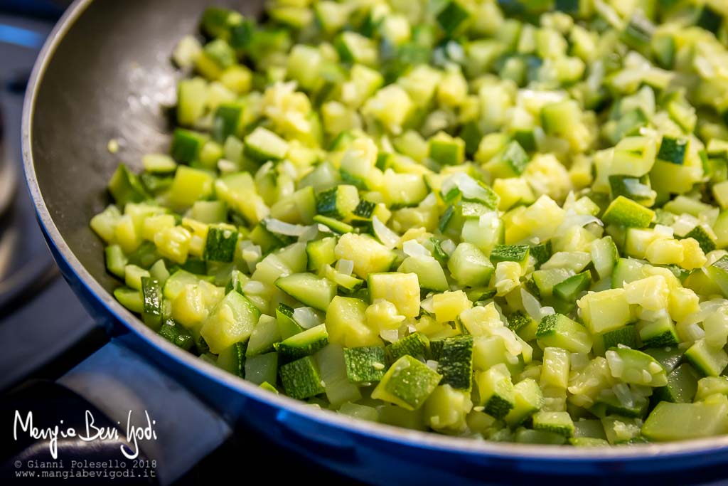 Cottura zucchine in padella