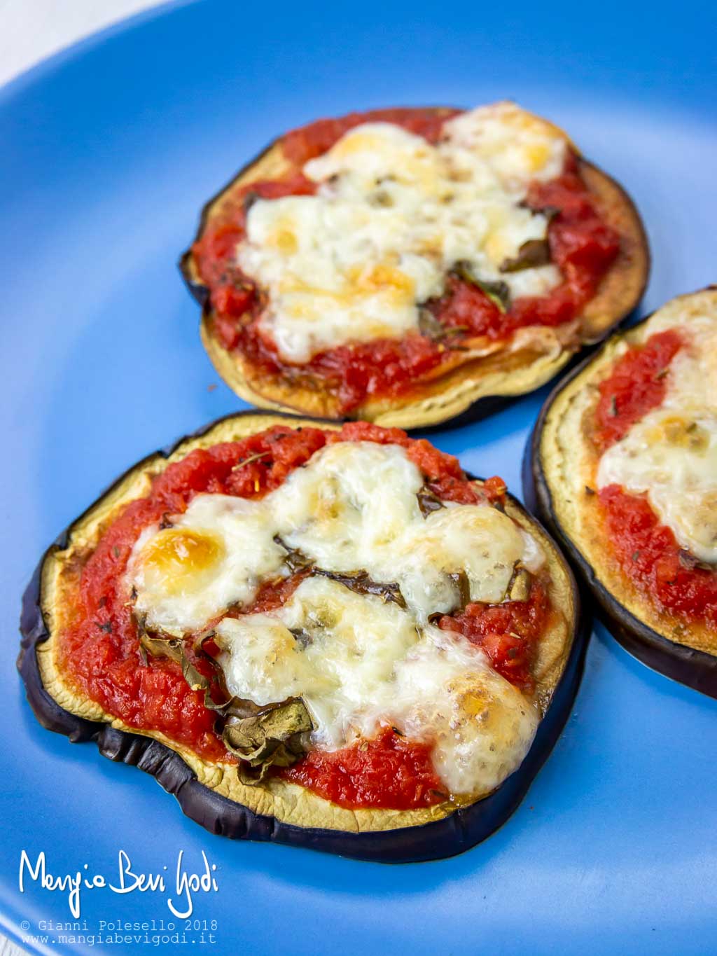 Pizzette di melanzane