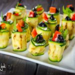 Rotolini di zucchine e philadelphia