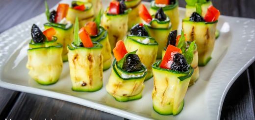 Rotolini di zucchine e philadelphia