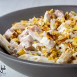 Pasta con philadelphia e mortadella