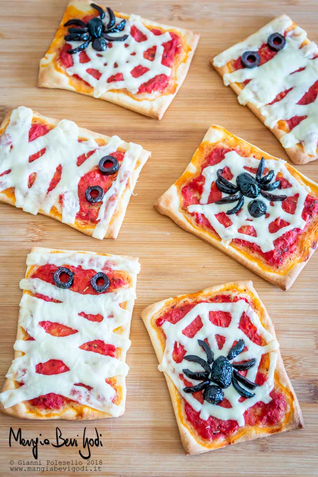 Pizzette di Halloween