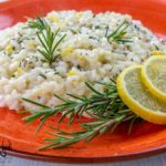 Risotto al limone e rosmarino