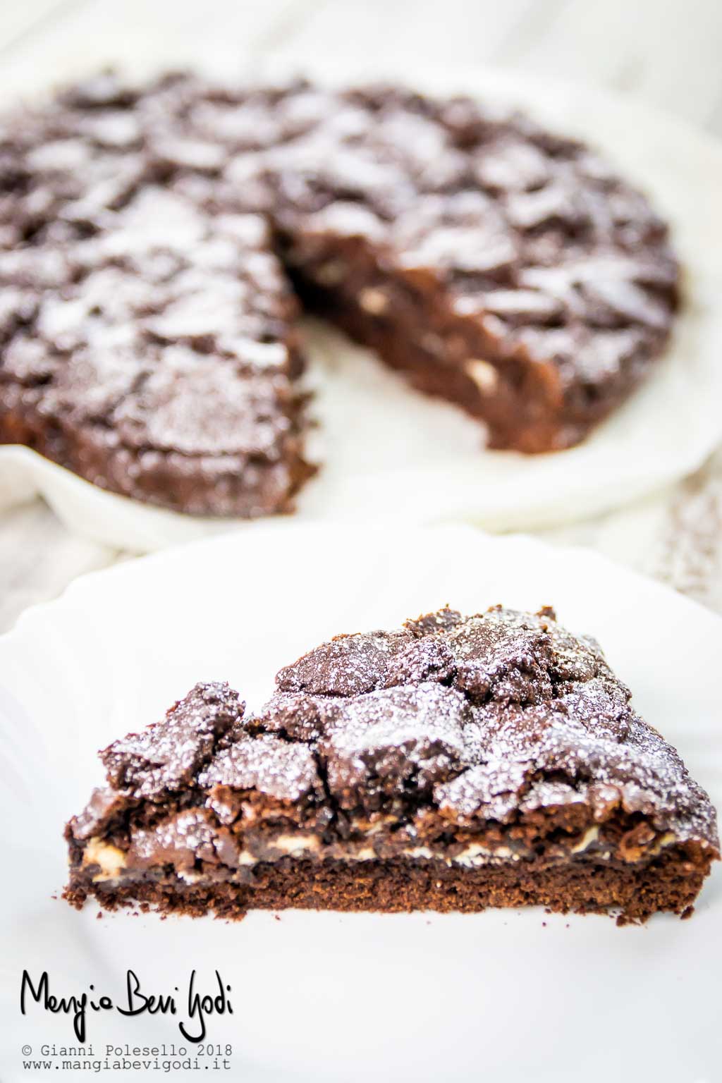 Torta sbriciolata al cacao