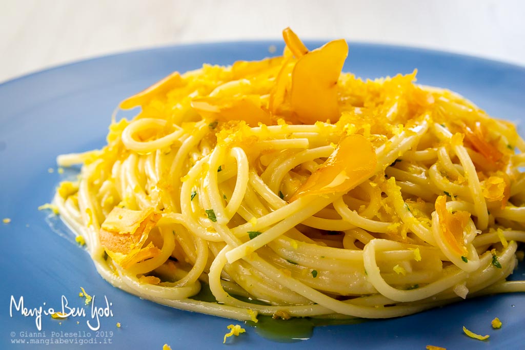 Spaghetti con bottarga