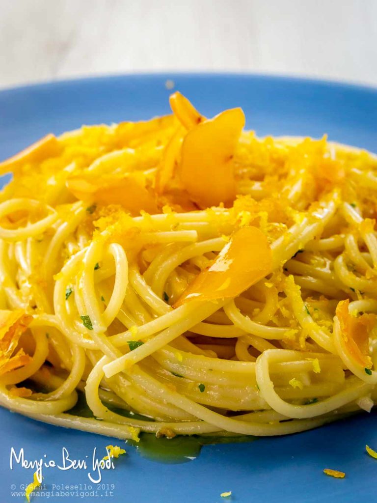 Spaghetti con bottarga