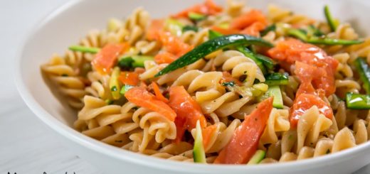 Pasta salmone e zucchine