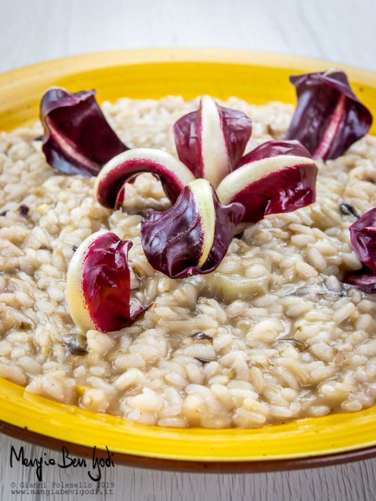Risotto al radicchio di Treviso