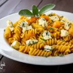 Pasta con zucca e gorgonzola