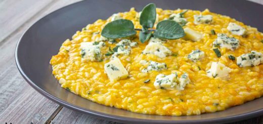 Risotto alla zucca e gorgonzola