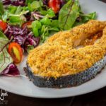 Salmone al forno gratinato