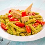 Pasta al tonno, piselli e pomodorini