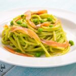 Pasta al salmone e piselli