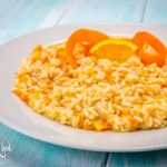 Risotto all'arancia e carote