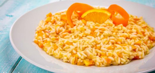 Risotto all'arancia e carote