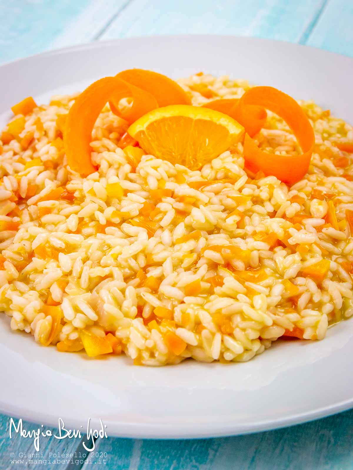 Risotto all'arancia e carote