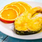 Salmone in padella all'arancia