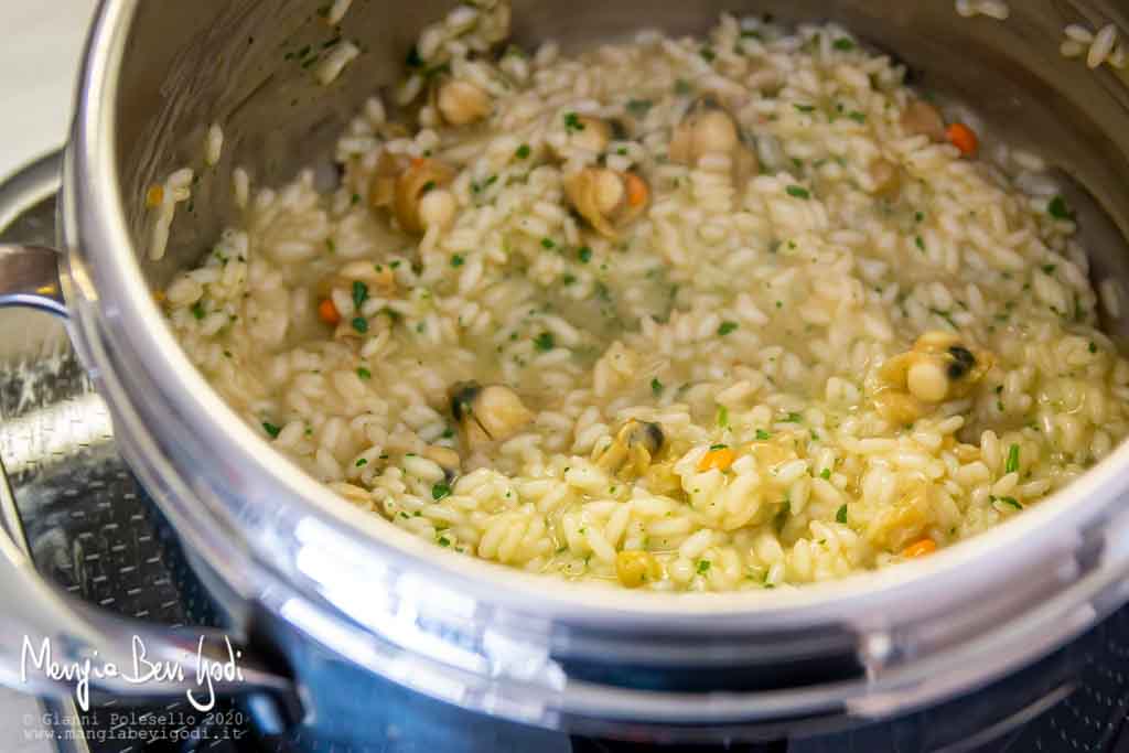 Mantecare il risotto ai canestrelli