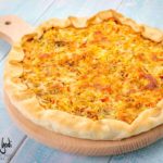 Torta salata con salmone e patate