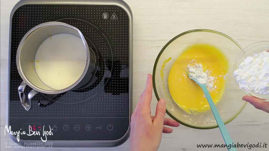 Preparazione crema pasticcera