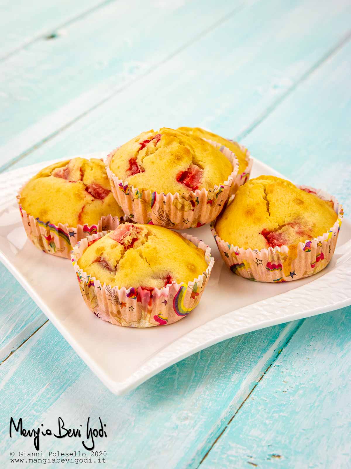 Muffin alle fragole