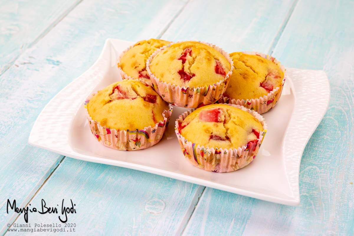 Muffin alle fragole