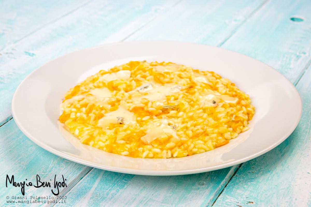 Risotto alle carote e gorgonzola