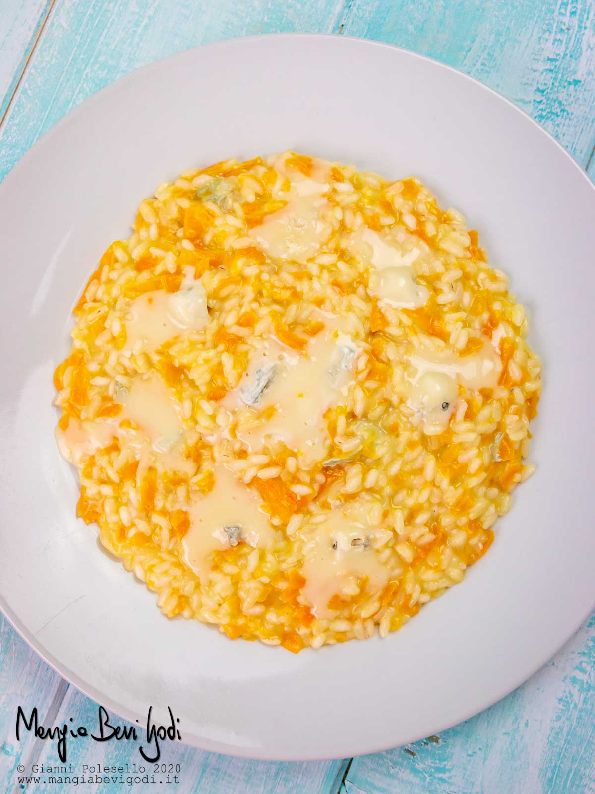 Risotto alle carote e gorgonzola