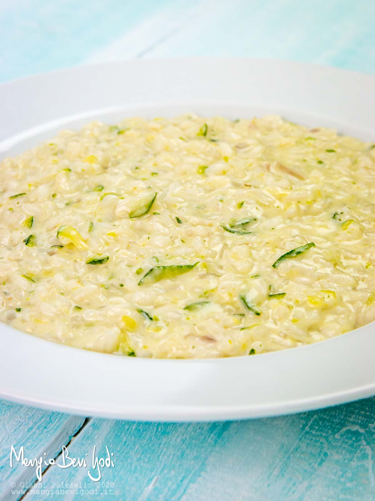 Risotto con zucchine e Philadelphia