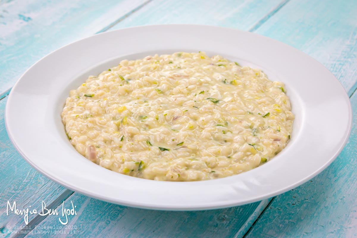 Risotto con zucchine e Philadelphia