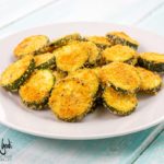 Chips di zucchine al parmigiano al forno