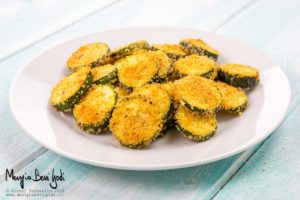 Chips di zucchine al parmigiano al forno