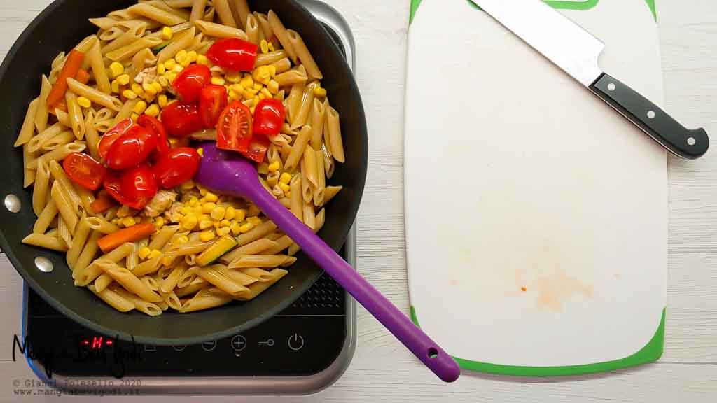 Cottura insalata di pasta fredda sfiziosa