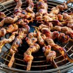 Spiedini di coppa arrotolati alla griglia