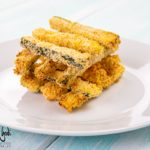 Stick di zucchine croccanti al forno