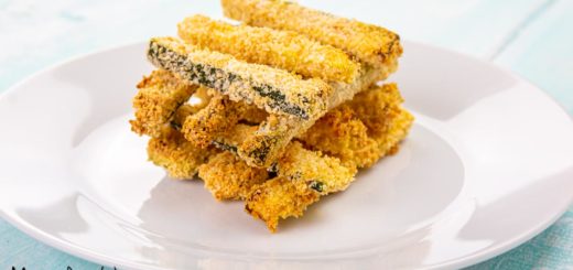 Stick di zucchine croccanti al forno