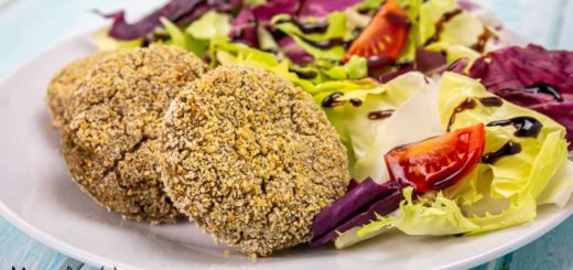 Polpette di melanzane e ceci al forno