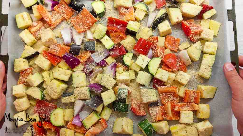 Cottura al forno verdure sabbiose